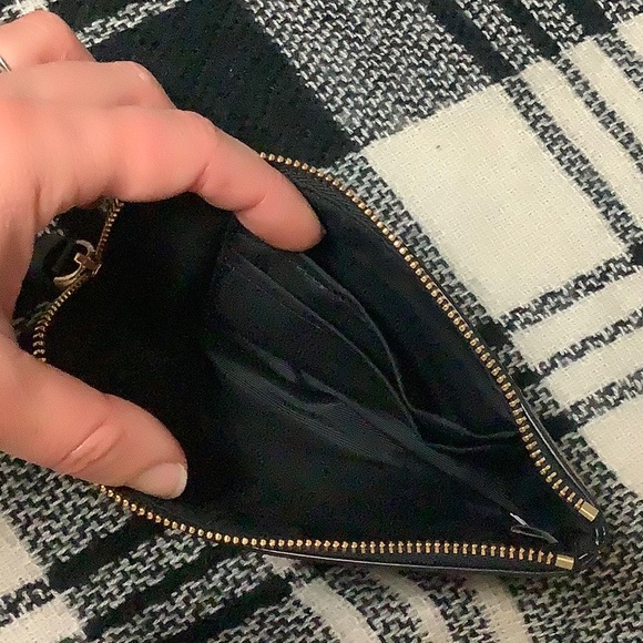 Coach brushed plaid corner zip wristlet - Picture 4 of 7